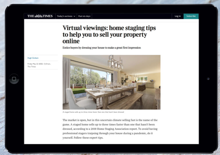 Whissendine home featured in The Times